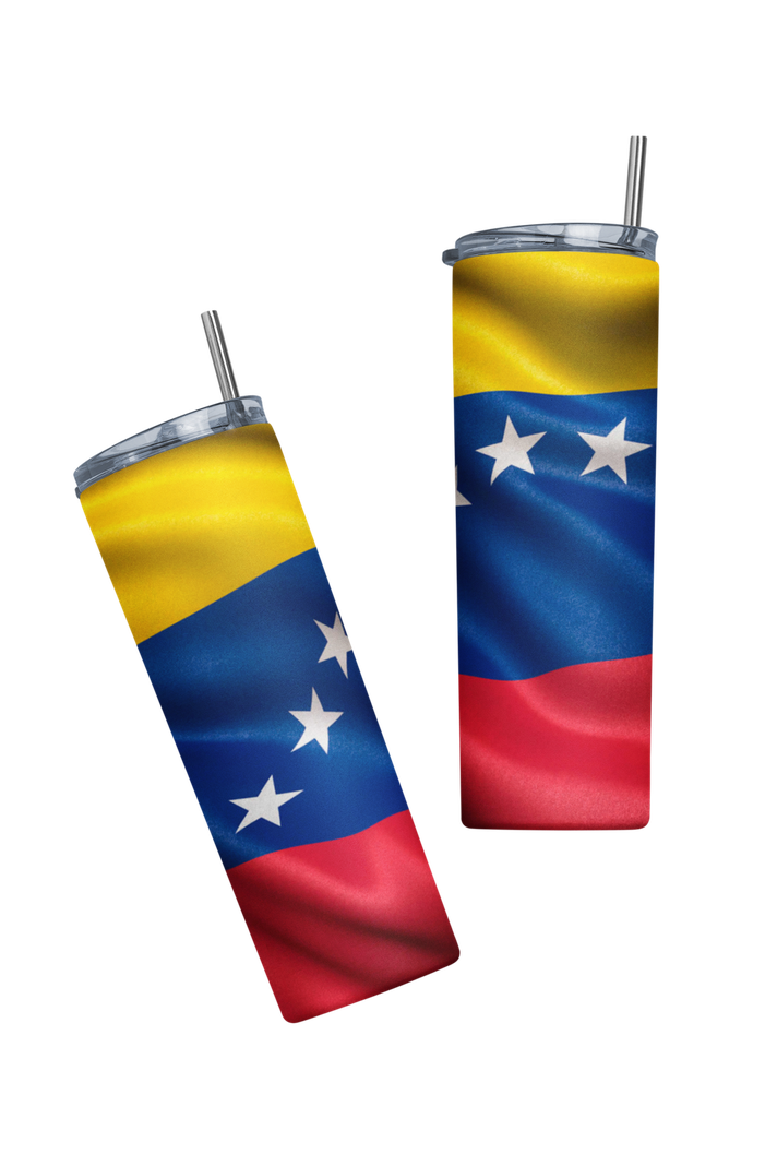 Termo Botella Térmica Bandera Venezuela Mug Tumble-2