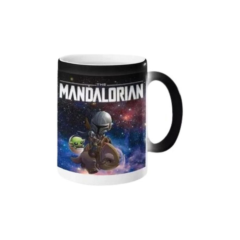 Taza Mágica The Mandalorian, Baby Yoda, Star Wars-1