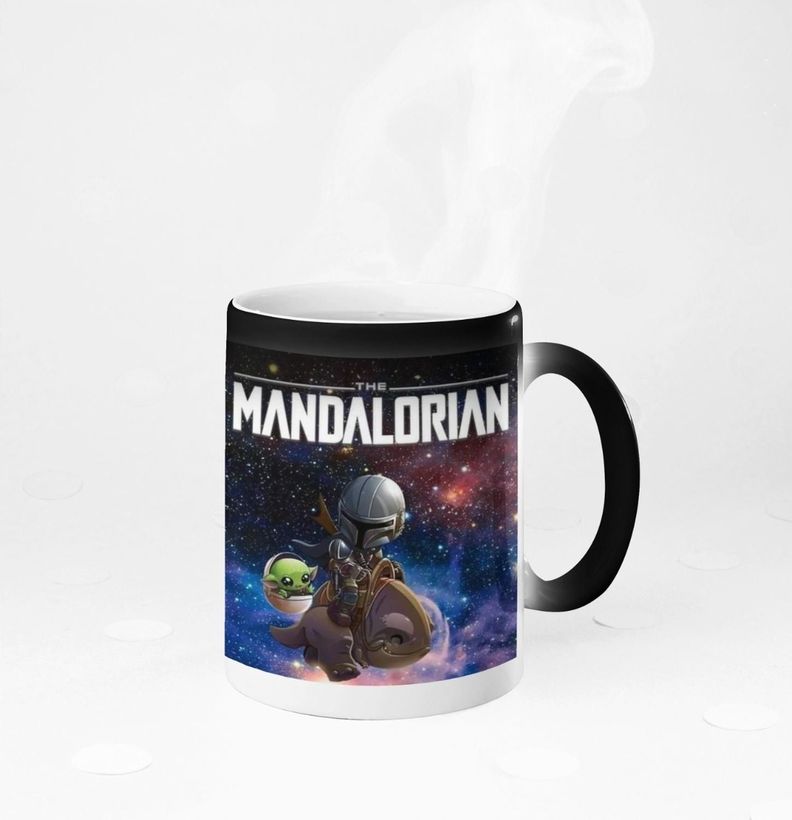 Taza Mágica The Mandalorian, Baby Yoda, Star Wars-2