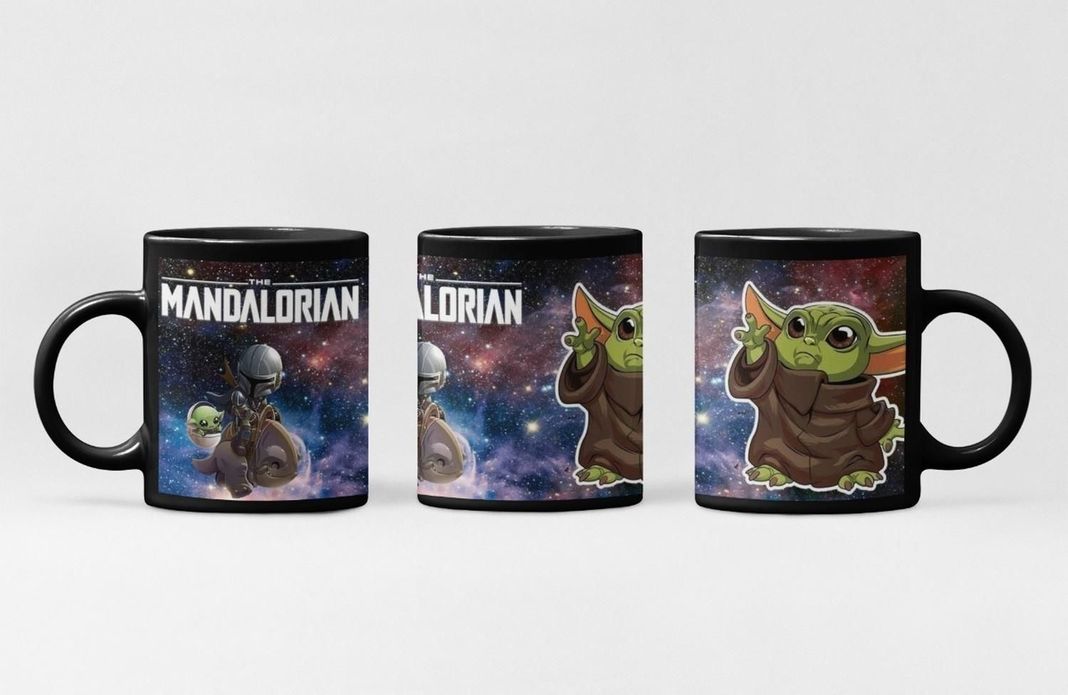 Taza Mágica The Mandalorian, Baby Yoda, Star Wars-3