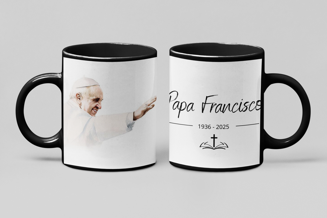 Taza mágica Papa Francisco Santo Padre-2