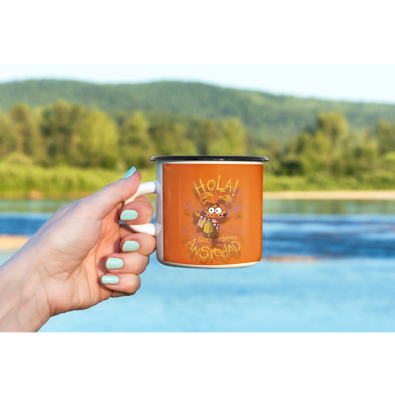 Taza Enlozada Lechera Ansiedad 2 Emociones Ansiedad-1