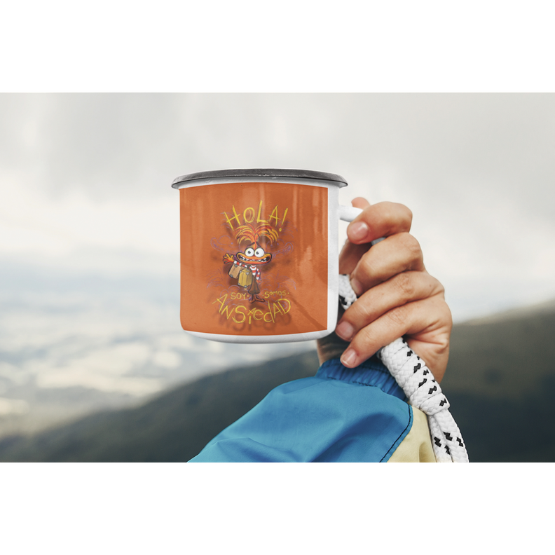 Taza Enlozada Lechera Ansiedad 2 Emociones Ansiedad-4