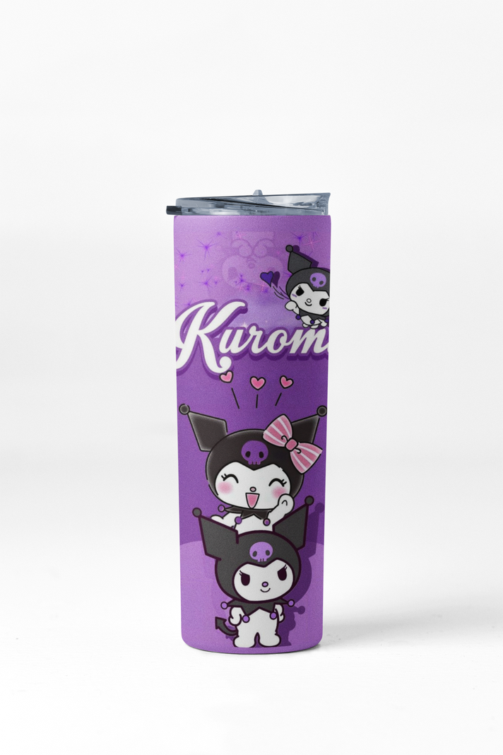 Termo Botella Termica Kuromi Morada Hello Kitty Mug 4-3