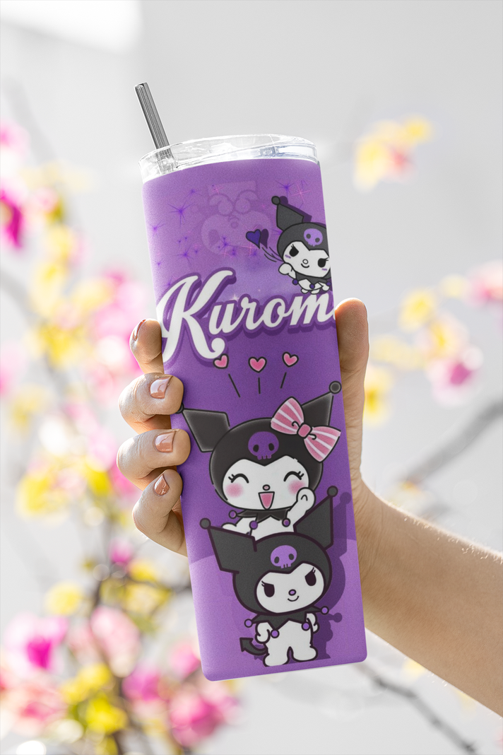 Termo Botella Termica Kuromi Morada Hello Kitty Mug 4-5