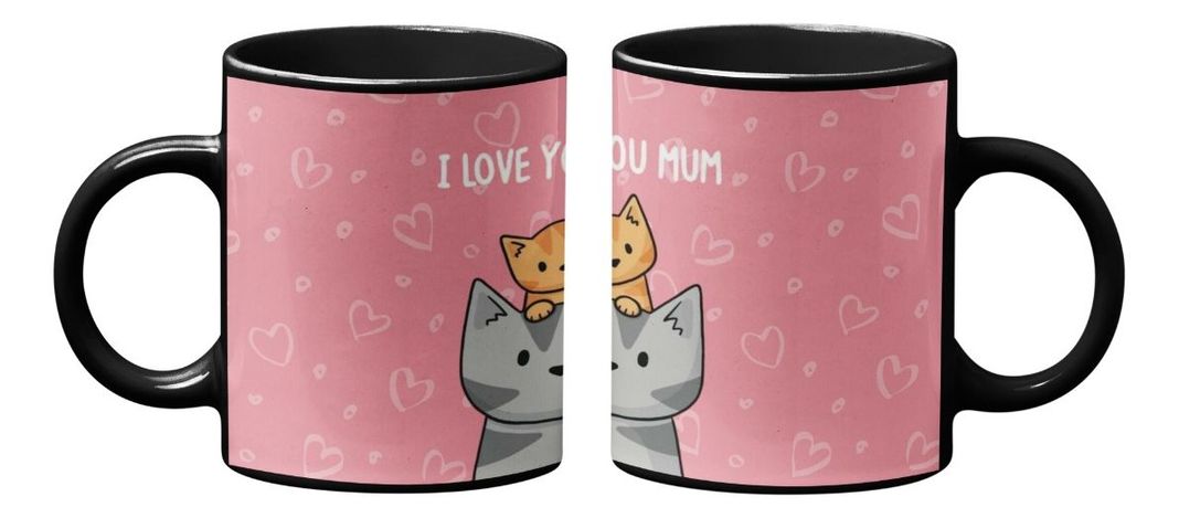 Taza Magica Feliz Dia De Mamá, I Love You Mum-2