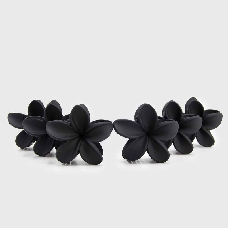 Traba Flor Hawaii Grande Para Cabello Accesorio Mate-2