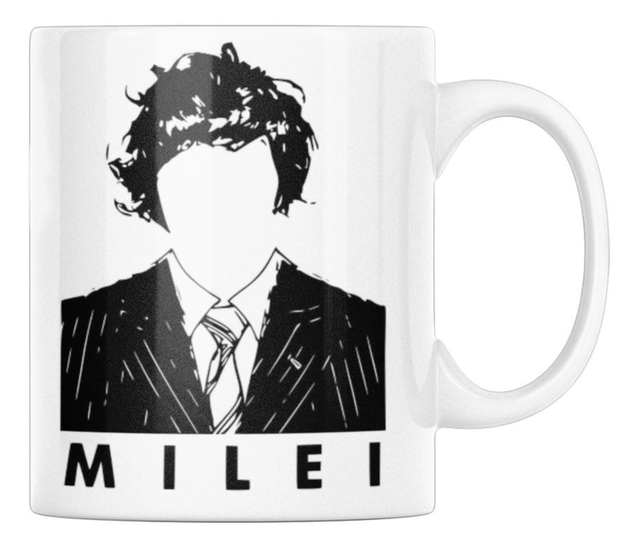 Taza Tazón Javier Milei No Hay Plata Argentina-0