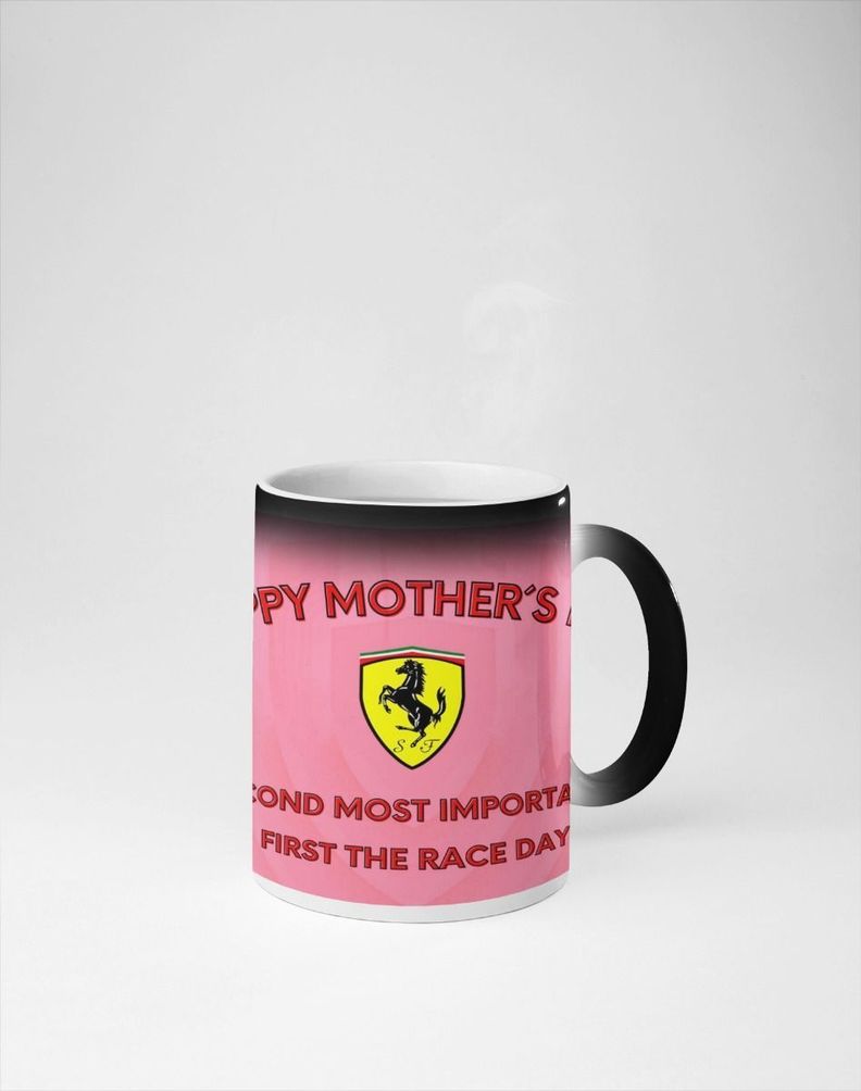 Taza Magica Feliz Dia De Mamá Fans De Formula 1  Ferrari-0
