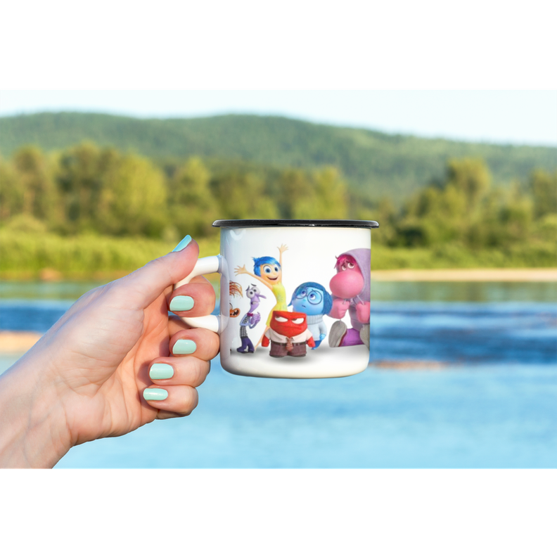 Taza Enlozada Lechera Intensamente 2 Pelicula Inside Out 2-1