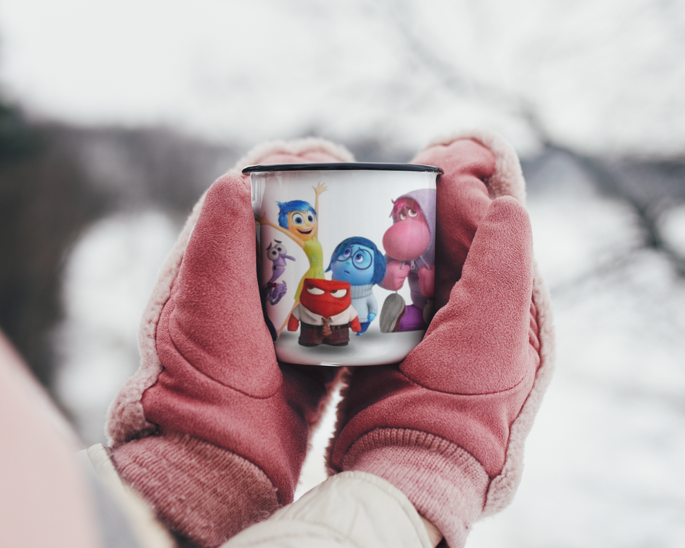 Taza Enlozada Lechera Intensamente 2 Pelicula Inside Out 2-2