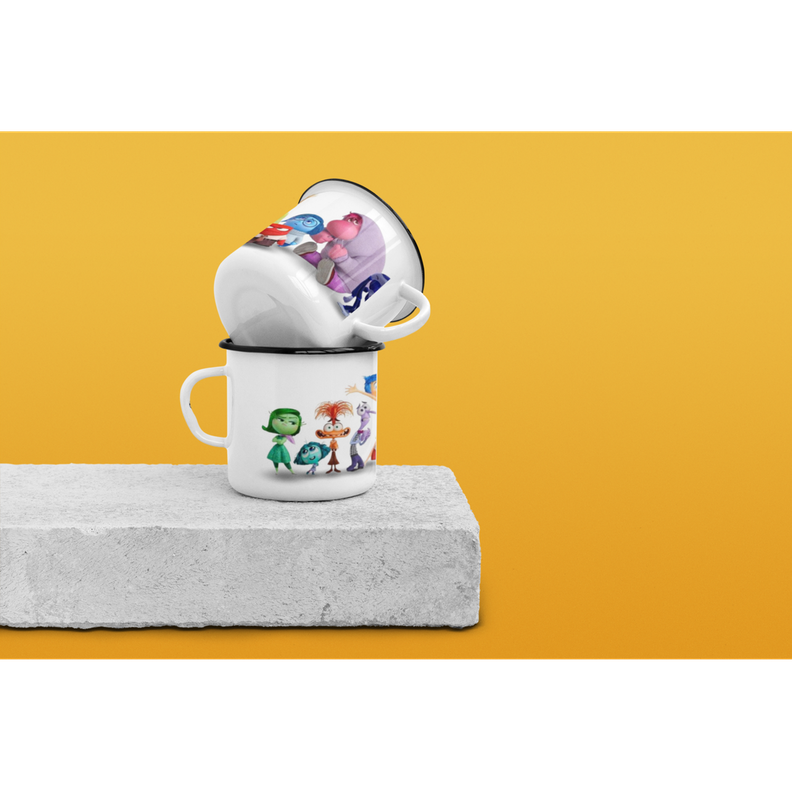 Taza Enlozada Lechera Intensamente 2 Pelicula Inside Out 2-3