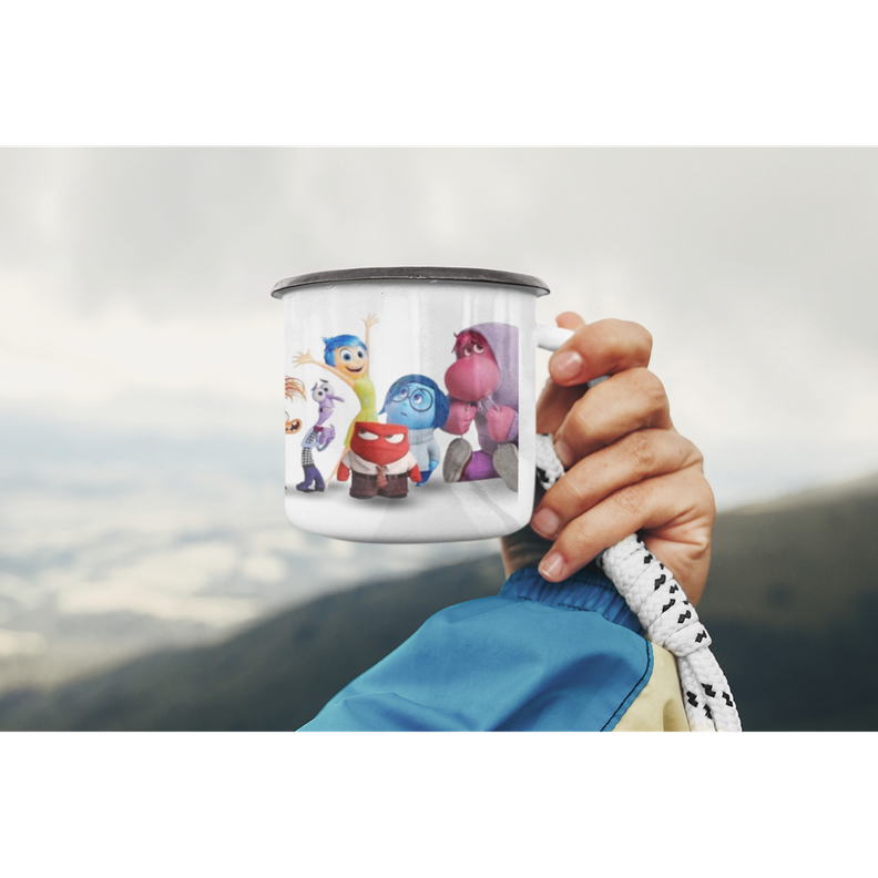 Taza Enlozada Lechera Intensamente 2 Pelicula Inside Out 2-4