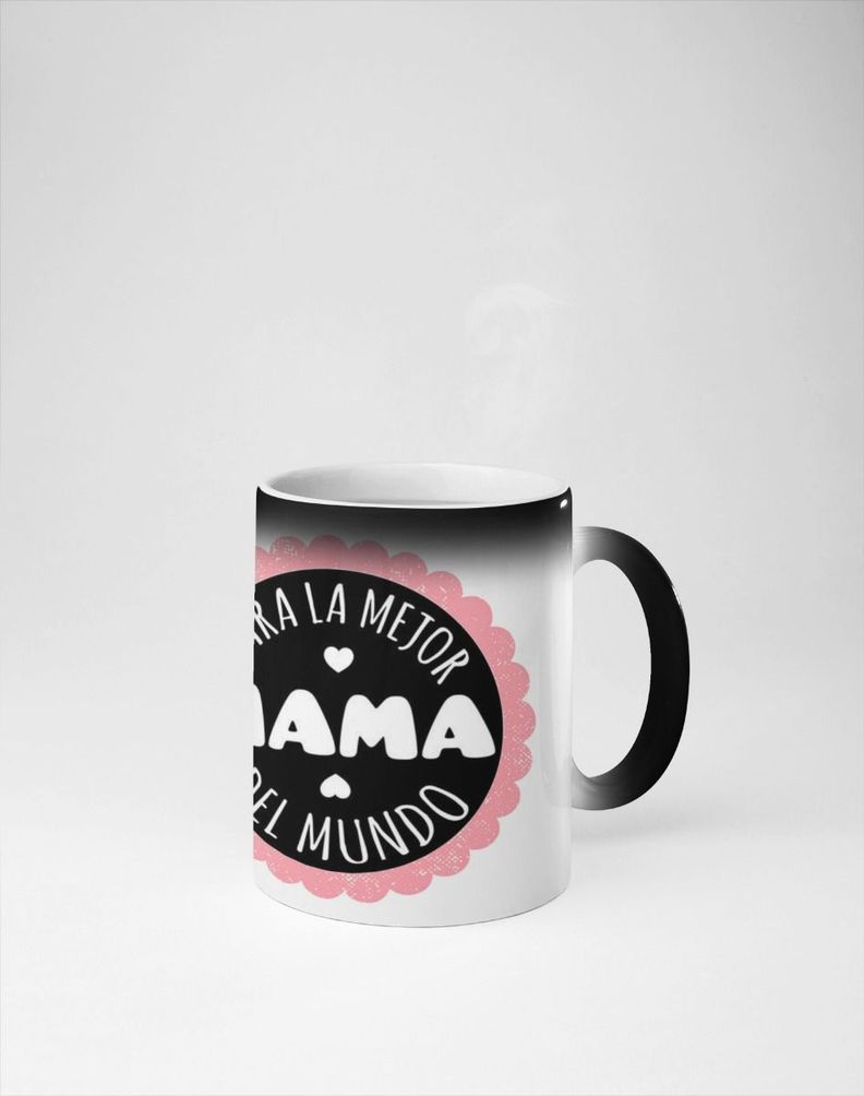 Taza Magica Feliz Dia De Mamá Para La Mejor Mamá Del Mundo-0