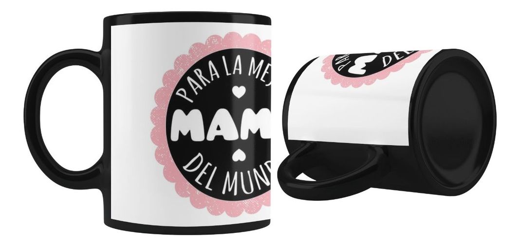 Taza Magica Feliz Dia De Mamá Para La Mejor Mamá Del Mundo-1