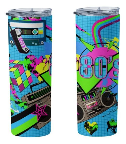 Termo Botella Térmica Los 80' S, Retro Música Casete-3