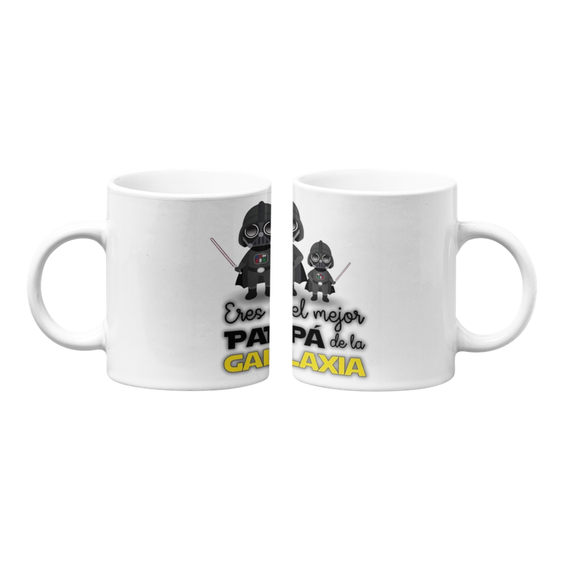 Taza Tazon Eres El Mejor Papá De La Galaxia Star Wars Regalo-1