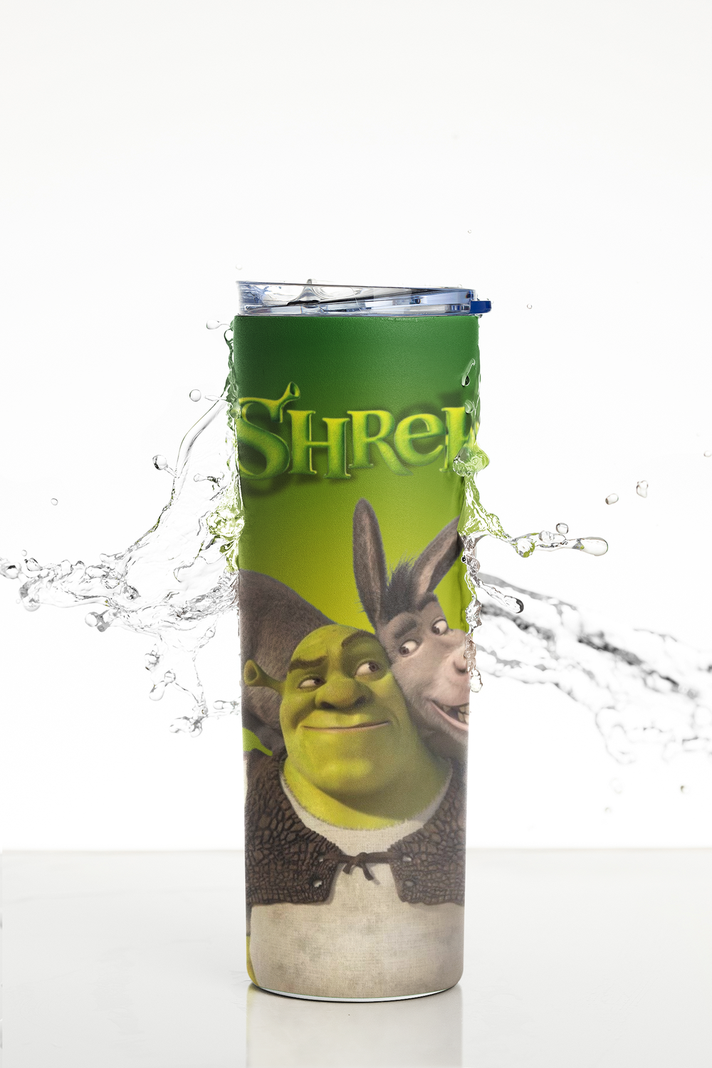 Termo Botella Termica Shrek y Burro Animado Mug-4