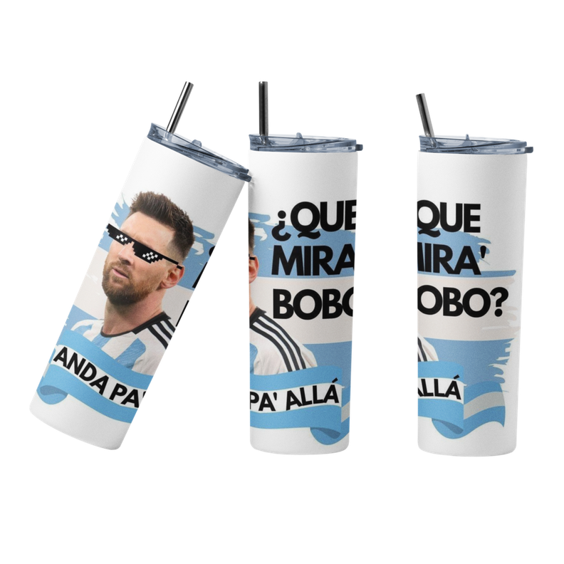 Termo Botella Terminca Que Mira Bobo Messi Argentina-0