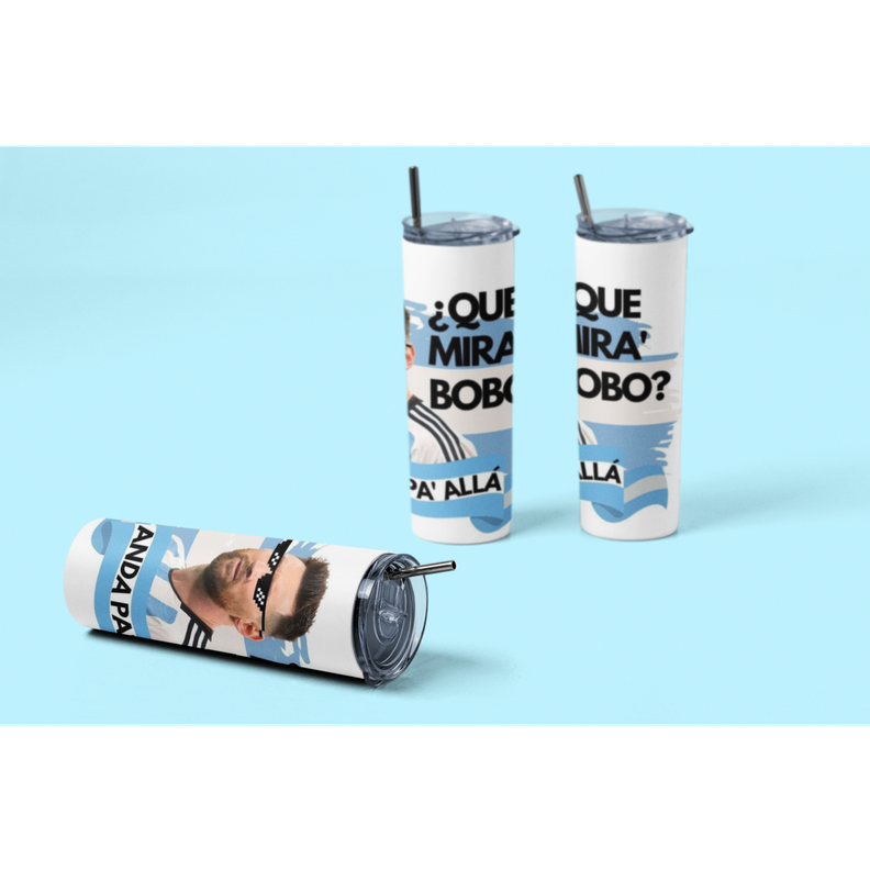 Termo Botella Terminca Que Mira Bobo Messi Argentina-1