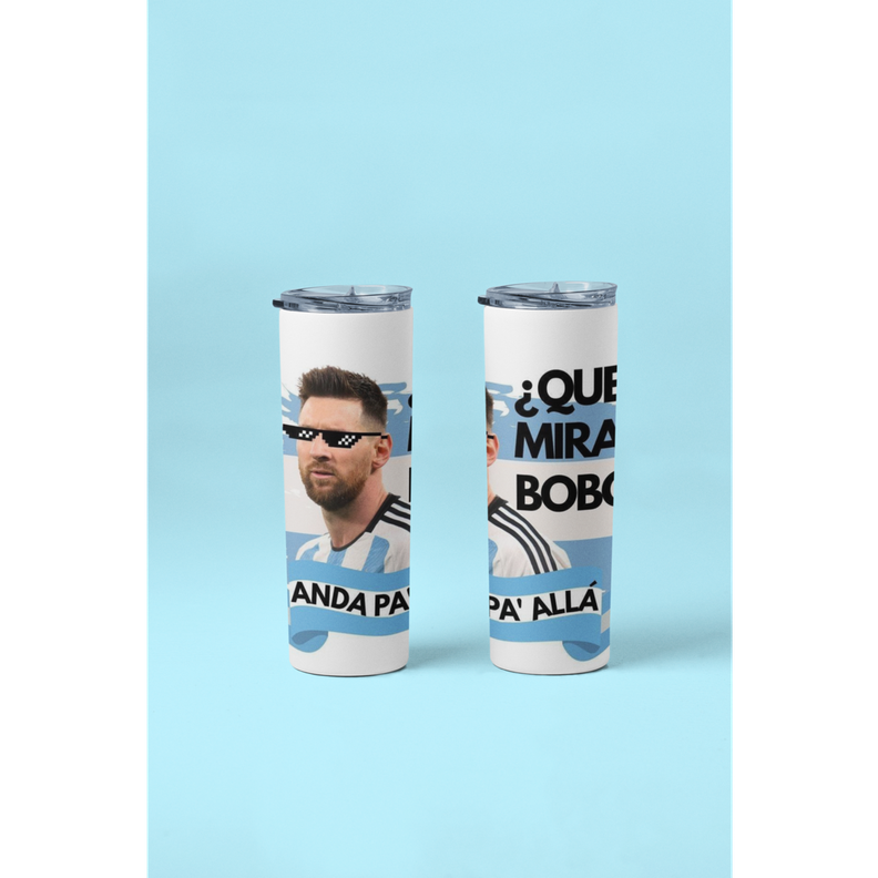 Termo Botella Terminca Que Mira Bobo Messi Argentina-2
