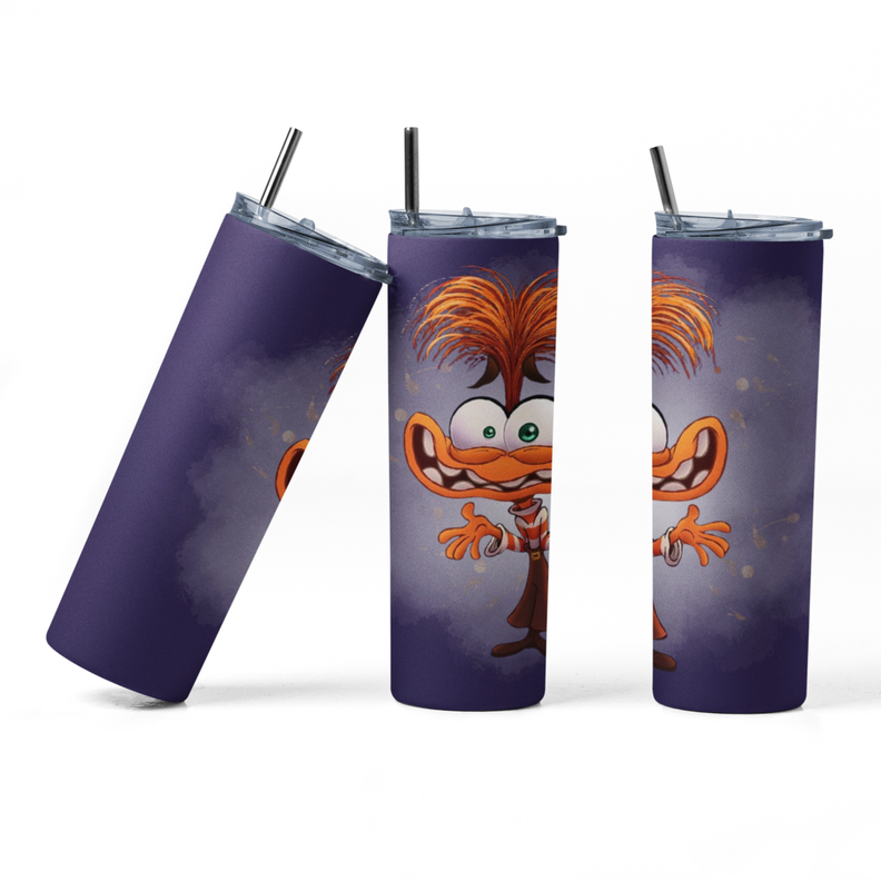 Termo Botella Térmica Inside Out 2 Ansiedad Pelicula-3