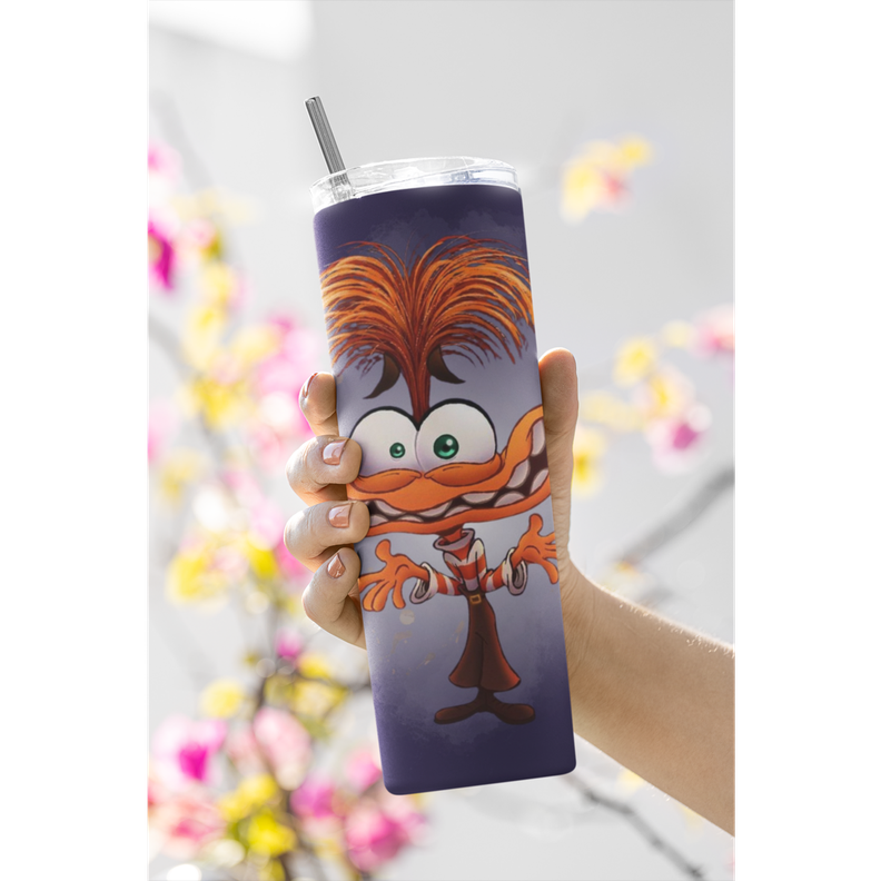Termo Botella Térmica Inside Out 2 Ansiedad Pelicula-4