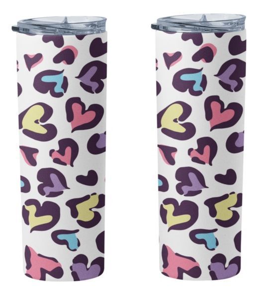 Termo Botella Térmica Acero Inoxidable 600 ml Corazón-3