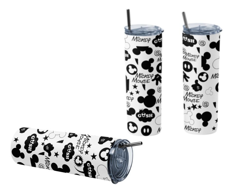 Termo Botella Térmica Acero Inoxidable Mickey Mouse Retro-3