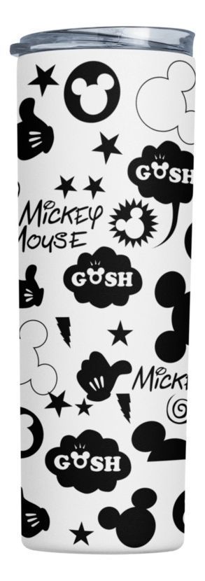 Termo Botella Térmica Acero Inoxidable Mickey Mouse Retro-0