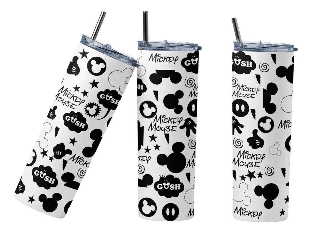 Termo Botella Térmica Acero Inoxidable Mickey Mouse Retro-1