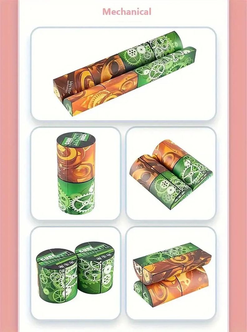 Cubo Magico Juguete Didactico Niños Juego De Ingenio-2