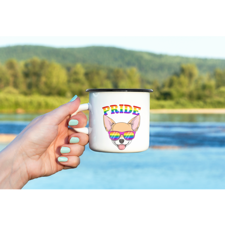 Taza Enlozada Lechera Lgtb Arcoiris Orgullo Pride-2