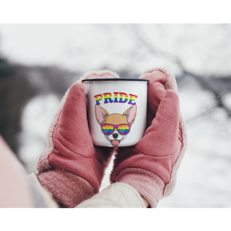 Taza Enlozada Lechera Lgtb Arcoiris Orgullo Pride-3