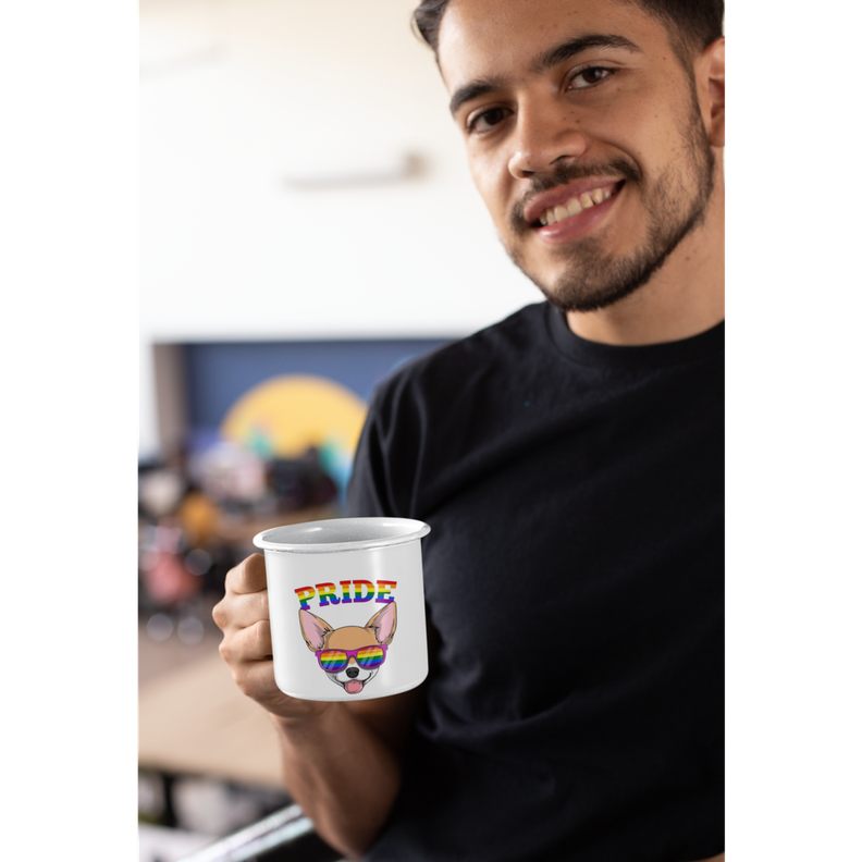 Taza Enlozada Lechera Lgtb Arcoiris Orgullo Pride-4