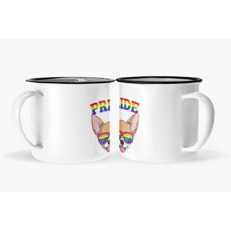 Taza Enlozada Lechera Lgtb Arcoiris Orgullo Pride-0
