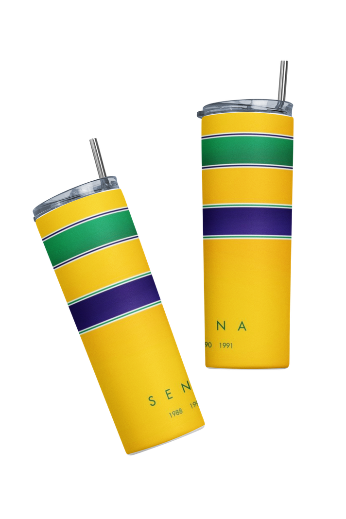 Termo Botella Termica F1 Senna Acero Inoxidable-2