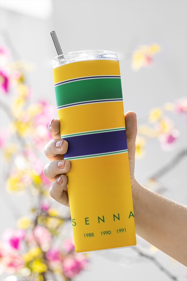 Termo Botella Termica F1 Senna Acero Inoxidable-3