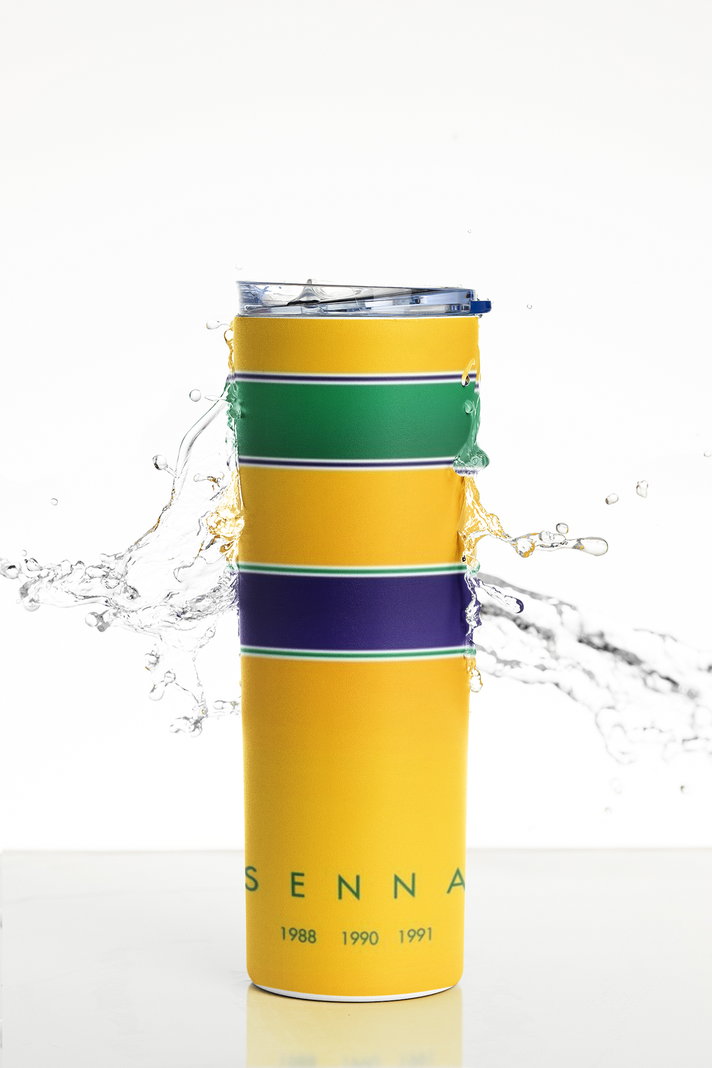 Termo Botella Termica F1 Senna Acero Inoxidable-4