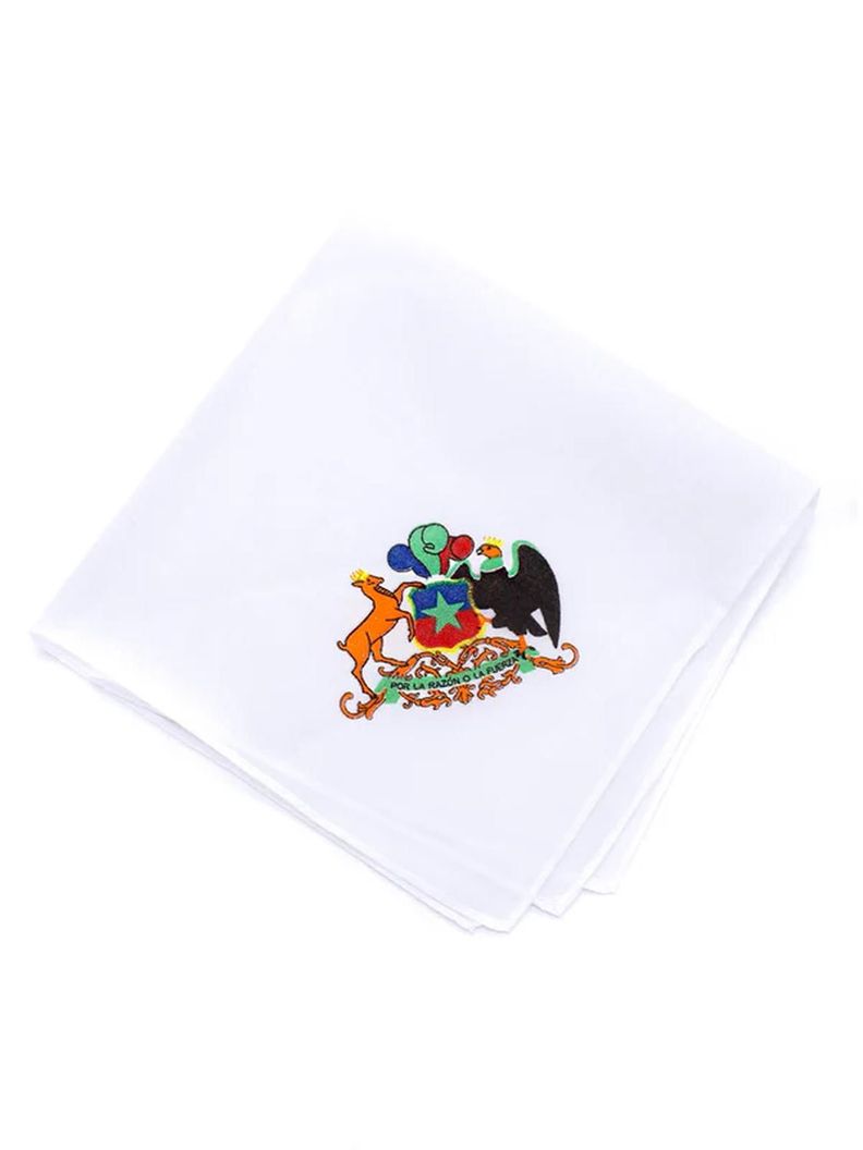 Set 2 Pañuelo Fiestas Patrias Chile Estampado Septiem 35x38-1