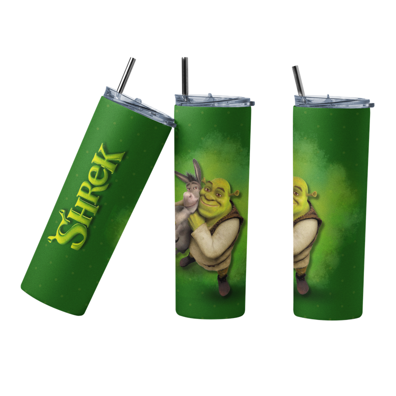 Termo Botella Termica Shrek Burro Amigos Mug-0
