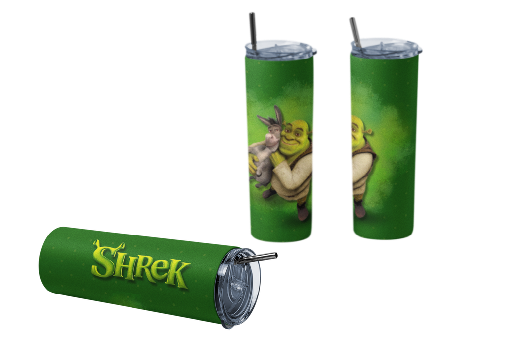 Termo Botella Termica Shrek Burro Amigos Mug-1