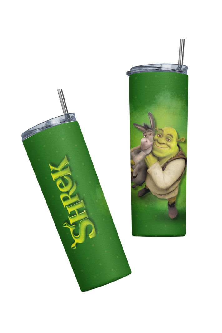 Termo Botella Termica Shrek Burro Amigos Mug-2