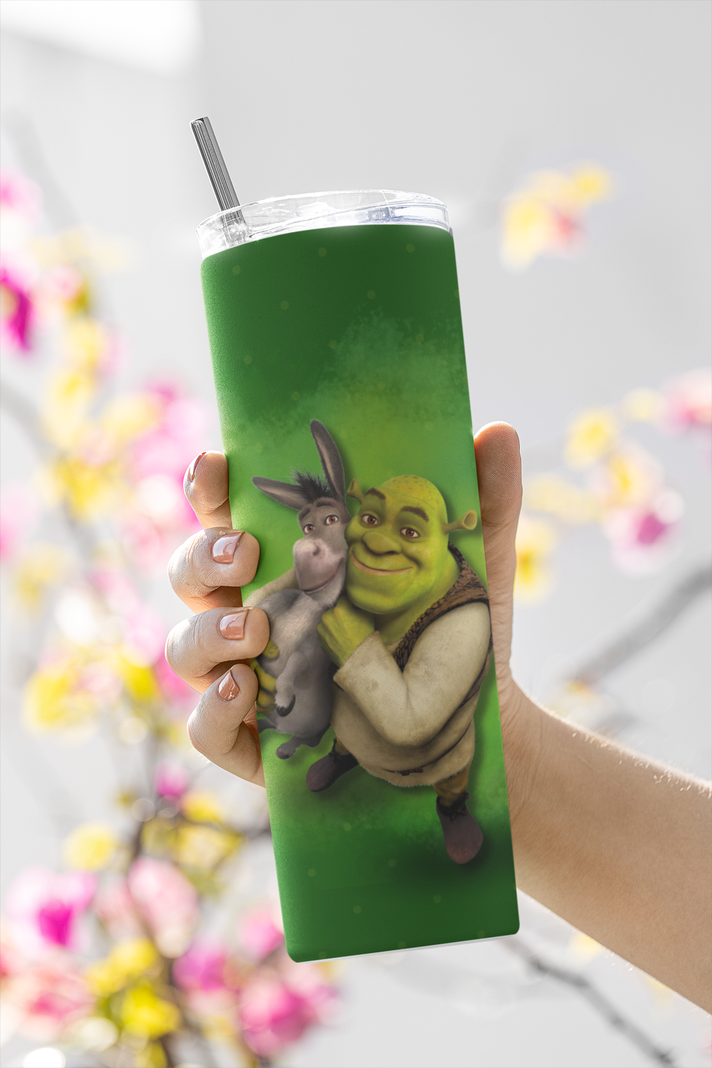 Termo Botella Termica Shrek Burro Amigos Mug-3