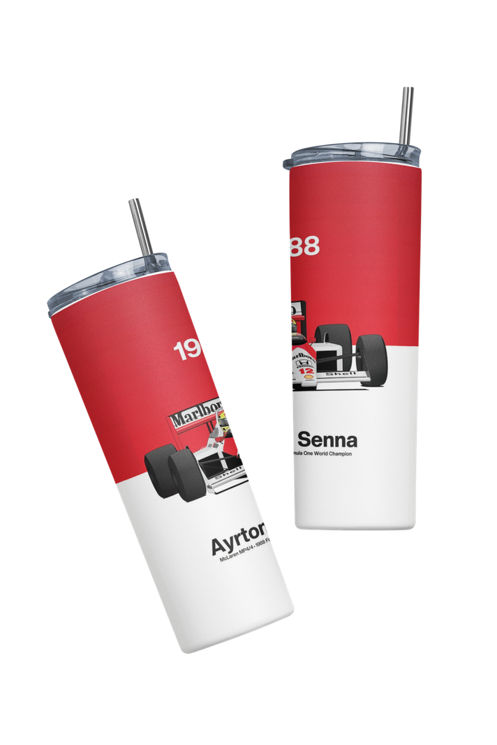 Termo Botella Termica F1 Ayrton Senna 1988 Circuito-2