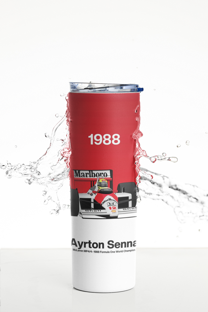 Termo Botella Termica F1 Ayrton Senna 1988 Circuito-3