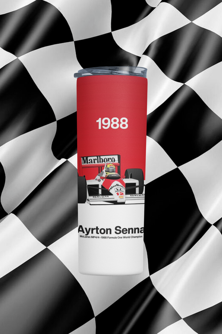 Termo Botella Termica F1 Ayrton Senna 1988 Circuito-5