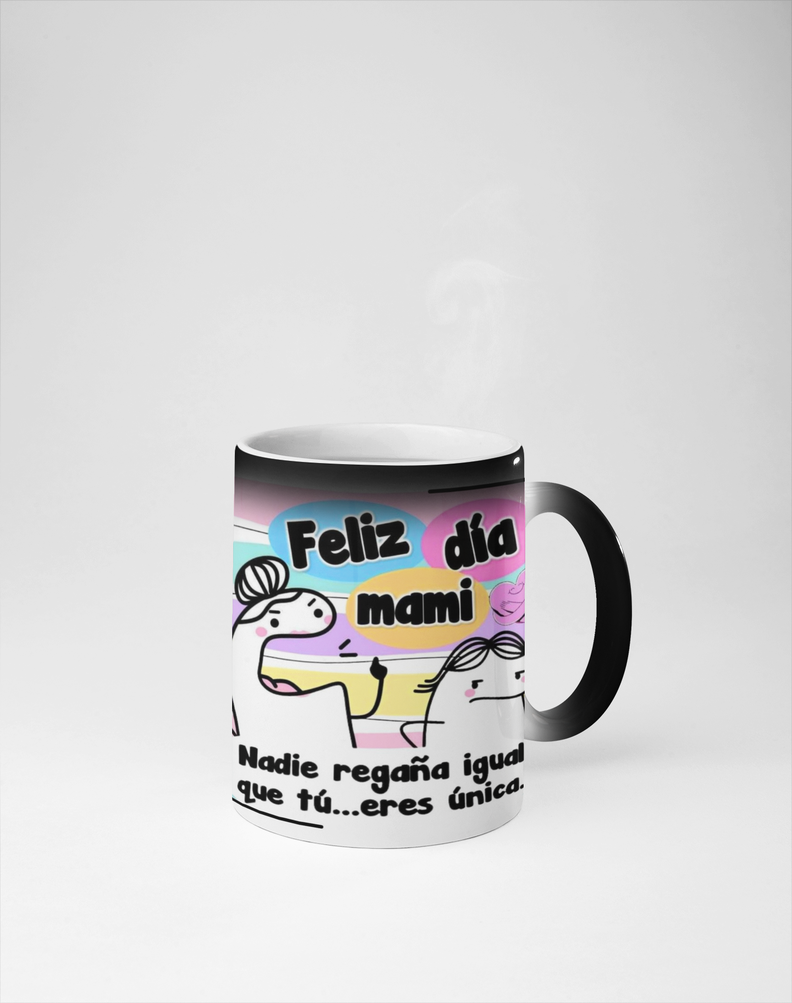Tazón Taza Magica Personalizada Flork Dia De La Mamá  Tipo2-0