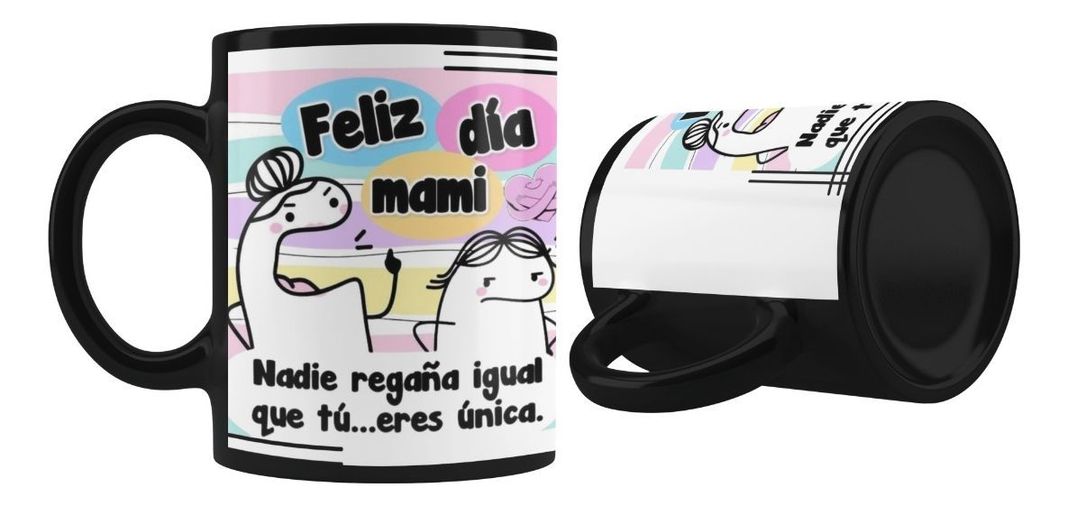 Tazón Taza Magica Personalizada Flork Dia De La Mamá  Tipo2-2