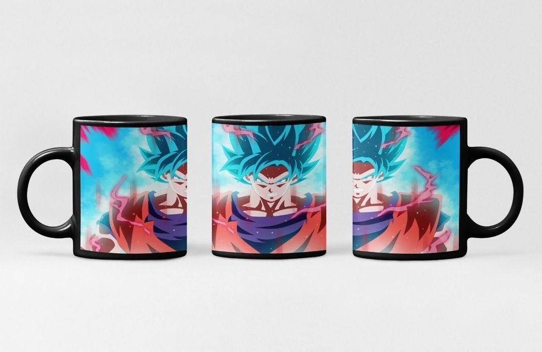 Taza Mágica De Goku Blue - Dragon Ball Super 001-2